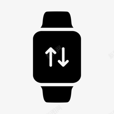 苹果手表传送交换信息图标图标