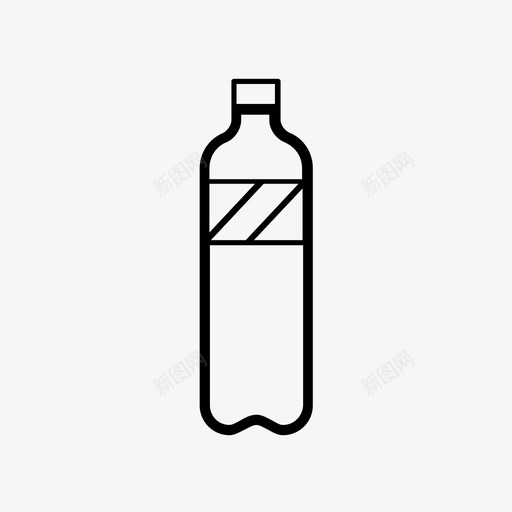 回收塑料瓶瓶标签矿泉水图标svg_新图网 https://ixintu.com 回收塑料瓶 塑料瓶 气泡 瓶子和包装 瓶标签 矿泉水