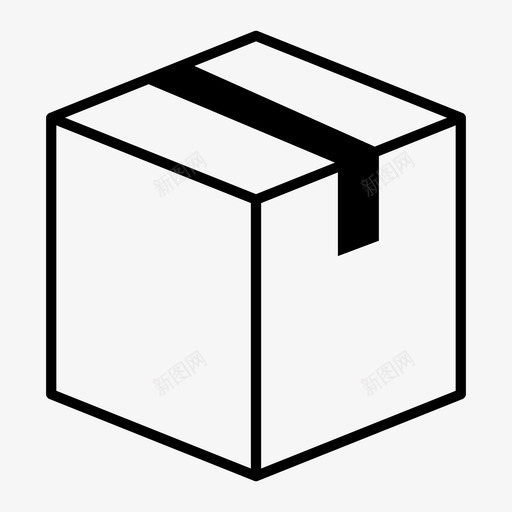 箱子搬家打包图标svg_新图网 https://ixintu.com 所有 打包 搬家 箱子