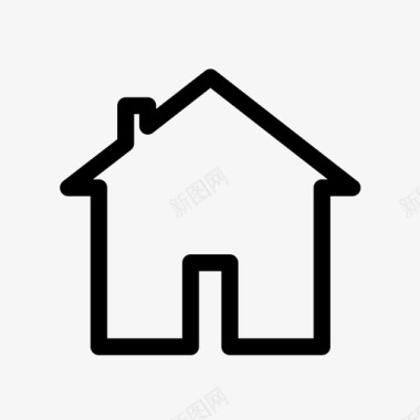 房子建筑家庭图标图标