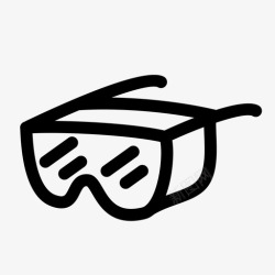 安全护目镜护目镜眼镜面罩图标高清图片