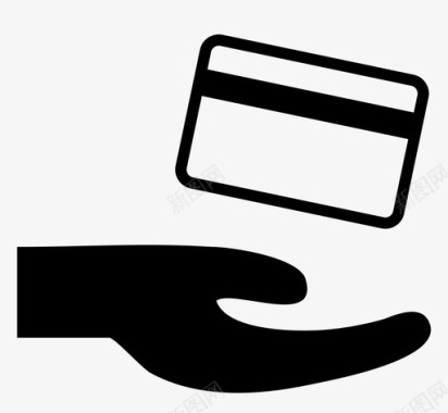 提供信用卡银行付款图标图标