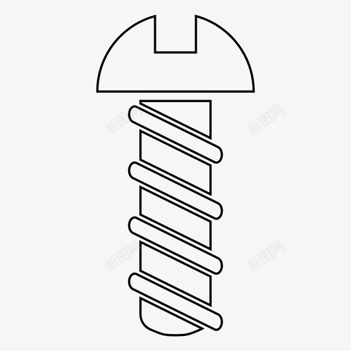 螺栓建筑固定图标svg_新图网 https://ixintu.com 固定 工业 建筑 螺栓 螺母 金属