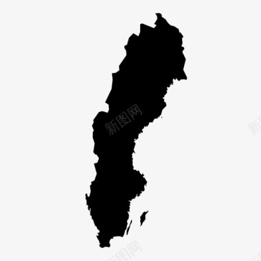 瑞典国家地理图标图标