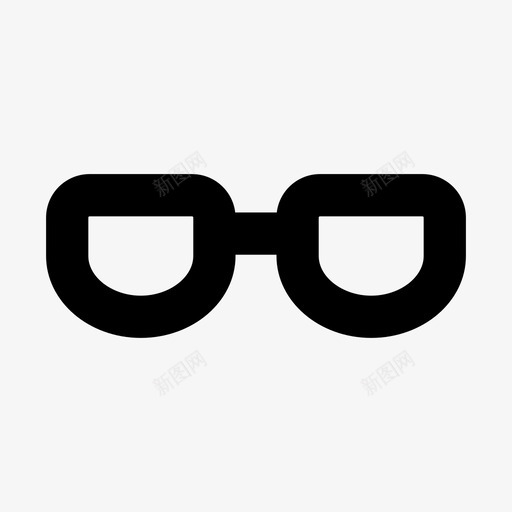 眼镜眼睛太阳镜图标svg_新图网 https://ixintu.com 太阳镜 实心 教育科学2 眼睛 眼镜