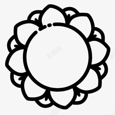 向日葵花花园图标图标
