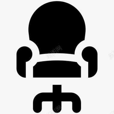 椅子电脑椅办公椅图标图标