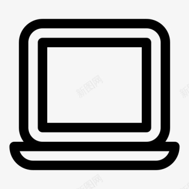 笔记本电脑个人电脑平板电脑图标图标