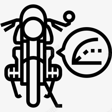摩托车性能图表摩托车图标图标