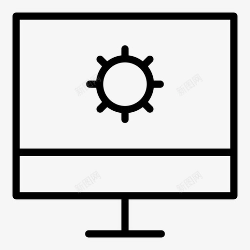 计算机设置首选项设置图标svg_新图网 https://ixintu.com 电视 计算机技术大纲 计算机设置 设置 首选项