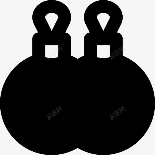 圣诞球假日冬季图标svg_新图网 https://ixintu.com smashicons冬季mdsolid 假日 冬季 圣诞球