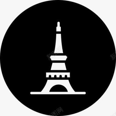 埃菲尔铁塔情人点巴黎图标图标