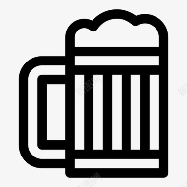啤酒啤酒杯冰啤图标图标
