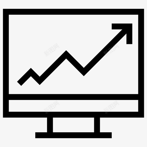 成长图表监控图标svg_新图网 https://ixintu.com 图表 展示 成长 报告 监控 网页设计开发