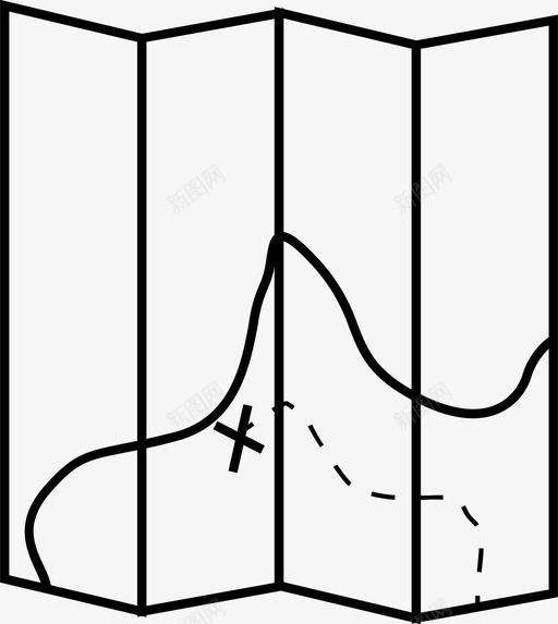 地图目的地指南图标svg_新图网 https://ixintu.com 地图 招待 指南 旅行 目的地
