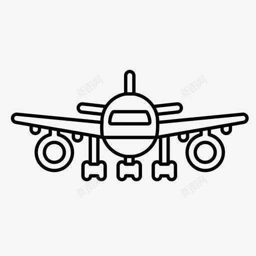 飞机喷气式飞机天空图标svg_新图网 https://ixintu.com 喷气式飞机 天空 旅行 飞机