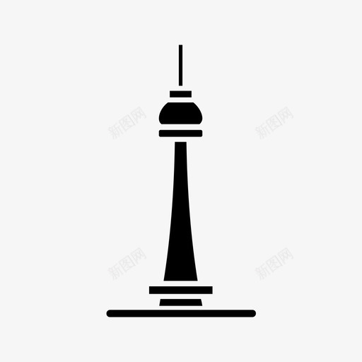 加拿大多伦多cntowercntowertowercanada图标svg_新图网 https://ixintu.com canada cntowertower towers摩天大楼 加拿大多伦多cntower 多伦多剪影