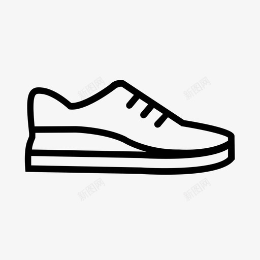 鞋脚运动鞋图标svg_新图网 https://ixintu.com 散步 脚 衣柜 运动鞋 鞋