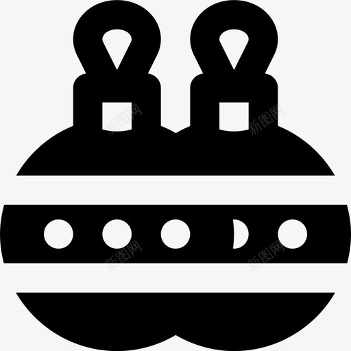 圣诞球假日冬季图标svg_新图网 https://ixintu.com smashicons冬季mdsolid 假日 冬季 圣诞球