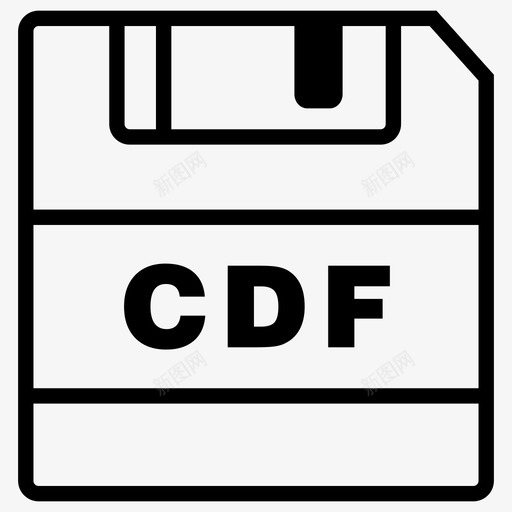 保存cdf文件cdf扩展名图标svg_新图网 https://ixintu.com cdf扩展名 保存cdf 保存图标 文件