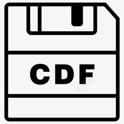 CDF保存cdf文件cdf扩展名图标高清图片