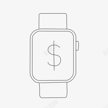 苹果手表钱苹果手表设备图标图标