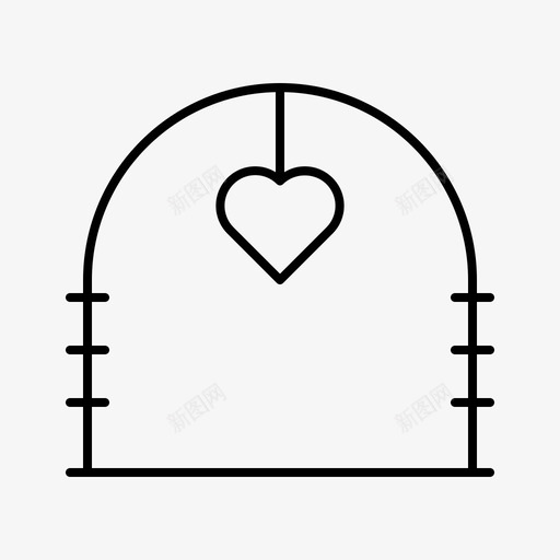 结婚拱门爱情婚姻图标svg_新图网 https://ixintu.com 婚姻 爱情 结婚拱门
