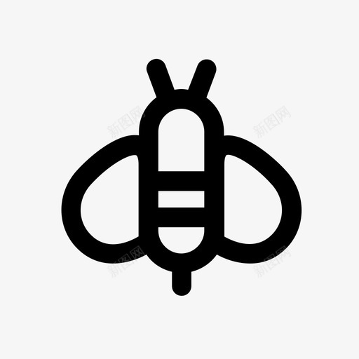 蜜蜂虫子蜂蜜图标svg_新图网 https://ixintu.com 昆虫 虫子 蜂群 蜂蜜 蜜蜂