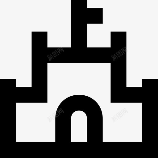 城堡城堡建筑城堡塔图标svg_新图网 https://ixintu.com 中世纪 城堡 城堡塔 城堡建筑 系列基本图标