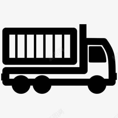 卡车自卸卡车物流卡车图标图标