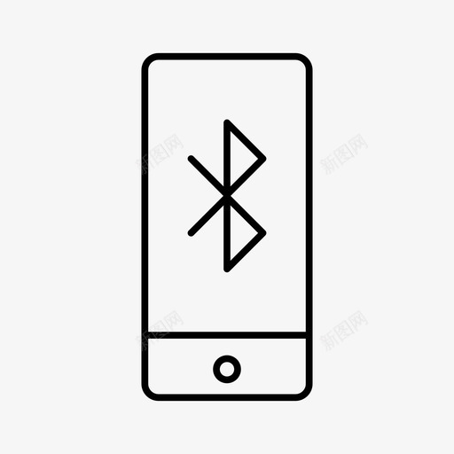 iphone蓝牙蓝牙设备图标svg_新图网 https://ixintu.com iphone蓝牙 屏幕 蓝牙 设备