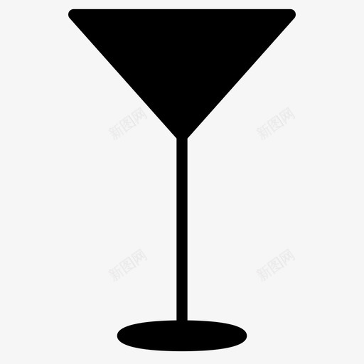 酒杯冷饮玻璃器皿图标svg_新图网 https://ixintu.com 冷饮 客人 玻璃器皿 聚会用玻璃杯 酒杯