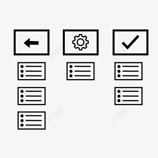 看板敏捷索引卡图标svg_新图网 https://ixintu.com 敏捷 用户故事 看板 索引卡