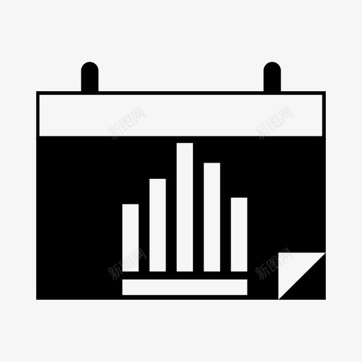 日历业务收益图标svg_新图网 https://ixintu.com 业务 报告 收益 日历 生产力 生产力填充 财务