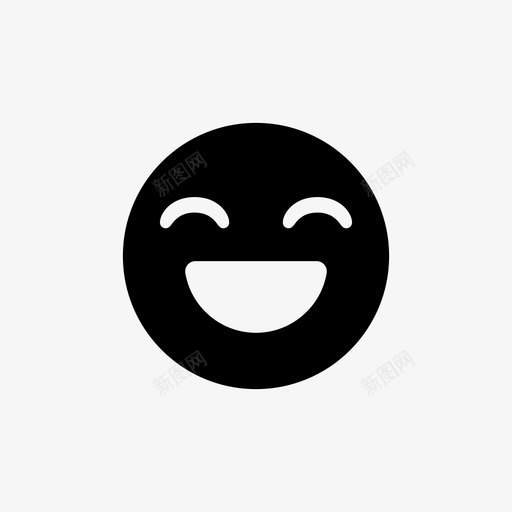 快乐表情符号表情符号表情符号填充图标svg_新图网 https://ixintu.com 快乐表情符号 表情符号 表情符号填充