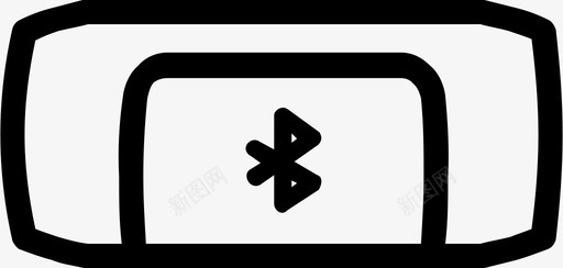 蓝牙扬声器充电器便携式图标图标