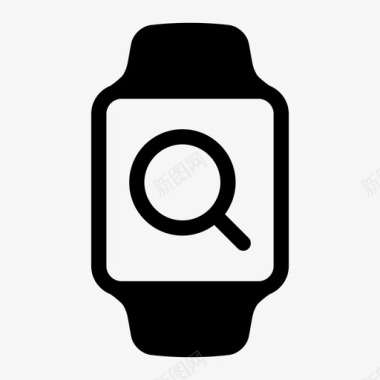 搜索苹果手表放大镜图标图标