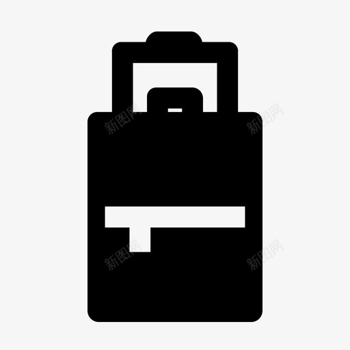 行李箱子装备图标svg_新图网 https://ixintu.com 旅行 材料设计假日标志 箱子 行李 装备