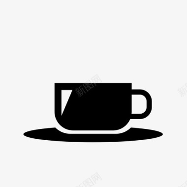 茶杯茶碟饮料图标图标