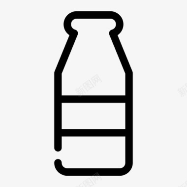 奶瓶奶精饮料图标图标