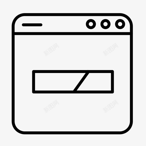 进度条应用程序加载图标svg_新图网 https://ixintu.com ui 加载 应用程序 用户界面 进度条