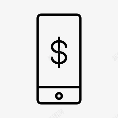 iphone货币银行设备图标图标