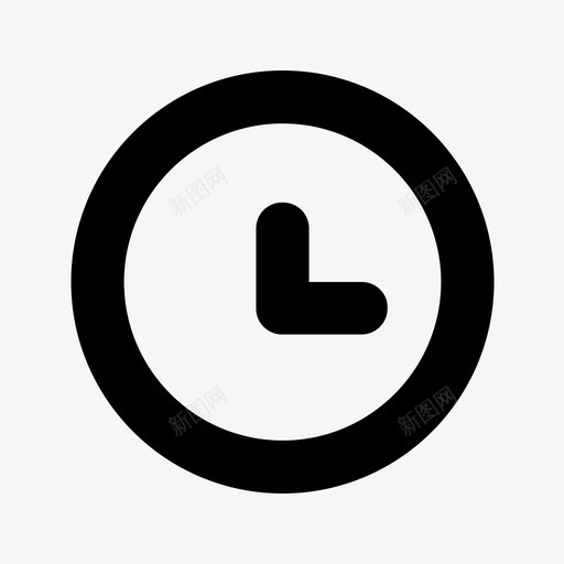 时钟指针时间图标svg_新图网 https://ixintu.com 手表 挂钟 指针 时钟 时间 胖图标