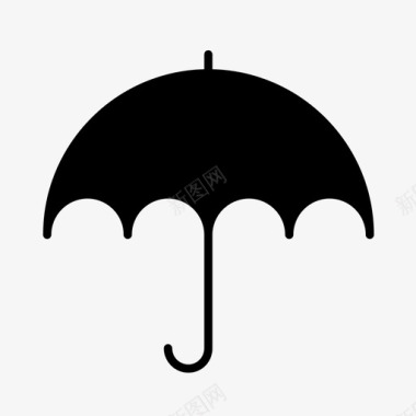 伞保护雨图标图标