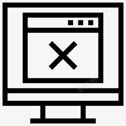 网页关闭按钮关闭关闭按钮关闭窗口图标高清图片