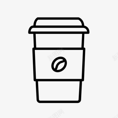 咖啡咖啡店食物图标图标