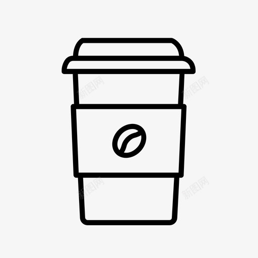 咖啡咖啡店食物图标svg_新图网 https://ixintu.com 咖啡 咖啡店 外卖 外卖咖啡 食物