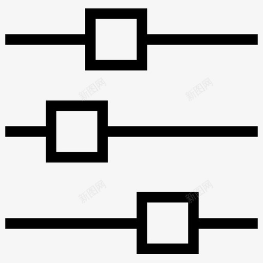 控件选项首选项图标svg_新图网 https://ixintu.com iosweb用户界面行图标 属性 控件 设置 选项 首选项