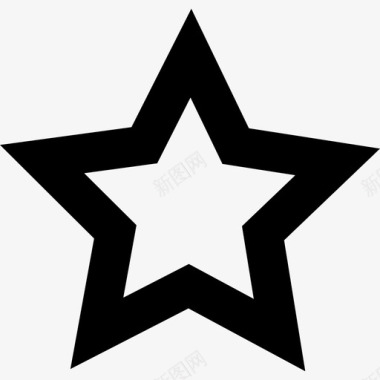 星星等级星星形状图标图标