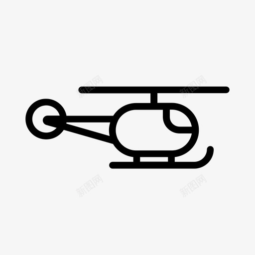 直升机飞机螺旋桨图标svg_新图网 https://ixintu.com 旋翼飞机 直升机 螺旋桨 运输 飞机
